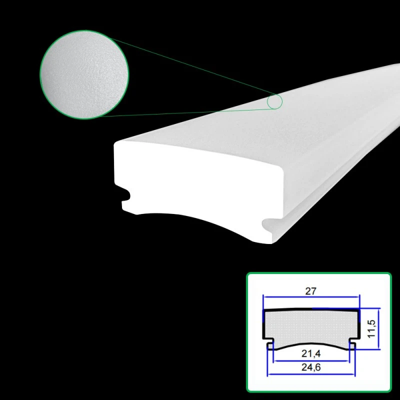 โคมไฟอะคริลิคเคลือบด้าน Extrusion